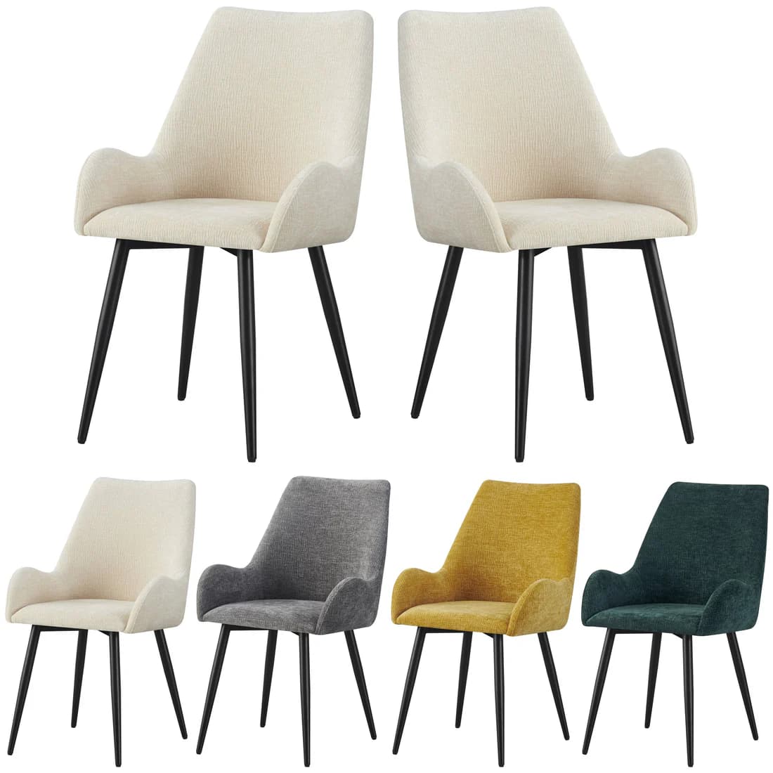 Set of 2 Dining Chairs — 2502